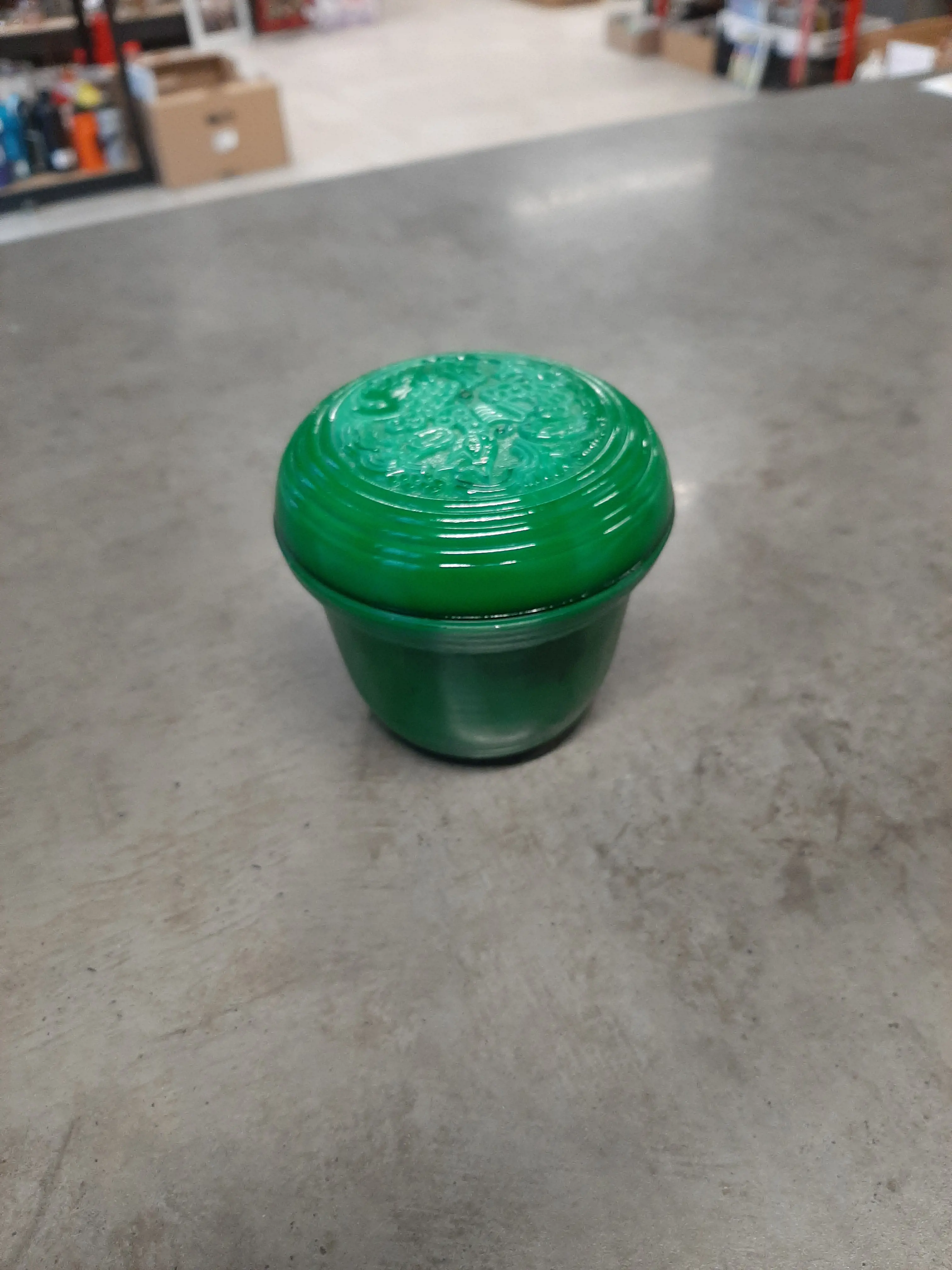 Malachitová dóza zelená