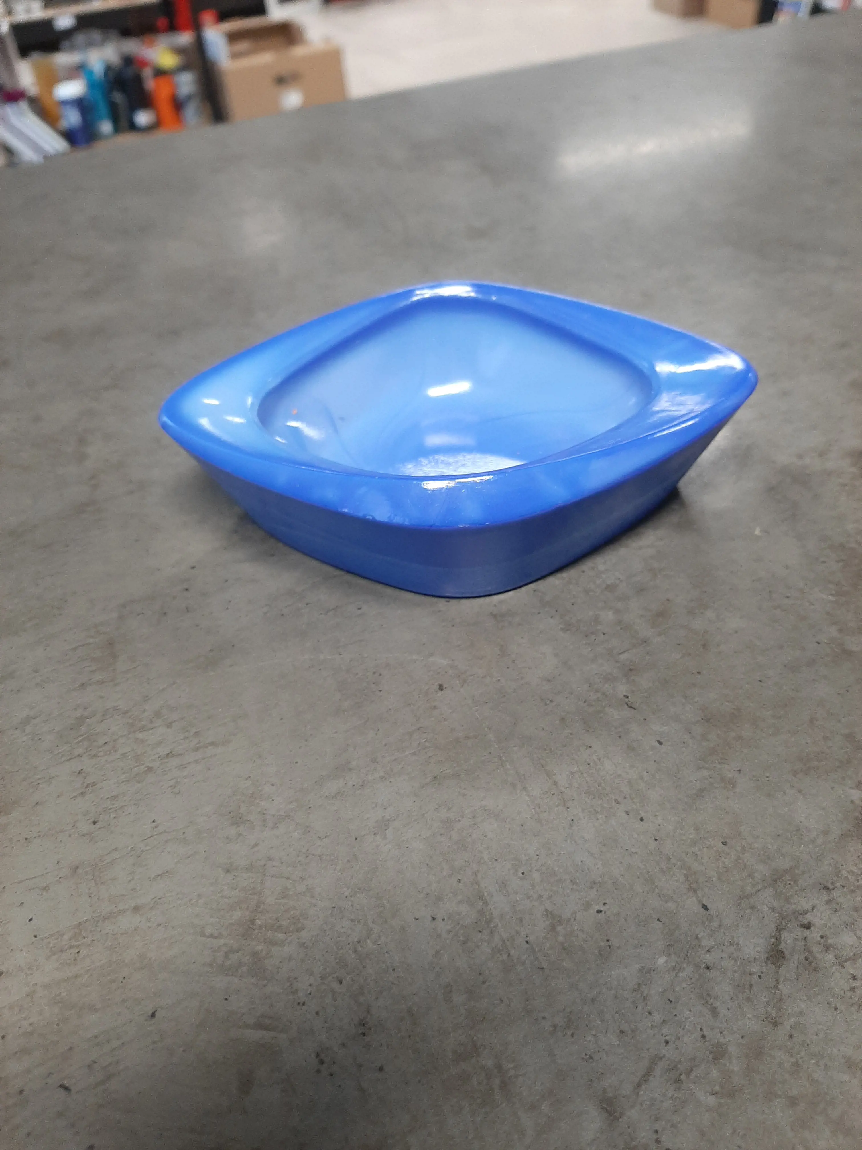 Malachitová miska modrá