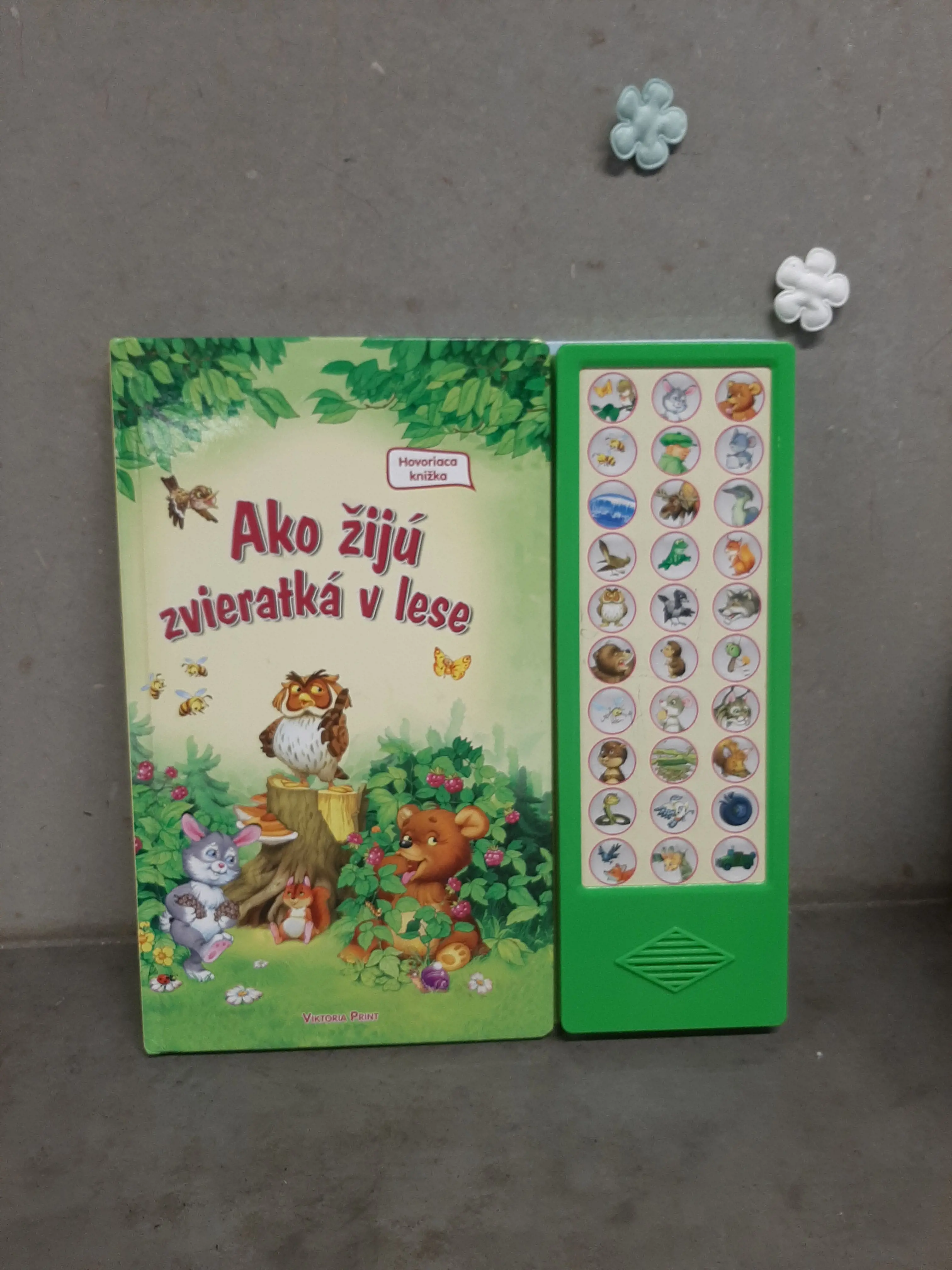 Hovoriaca knižka Ako žijú zvieratká v lese, funkčná