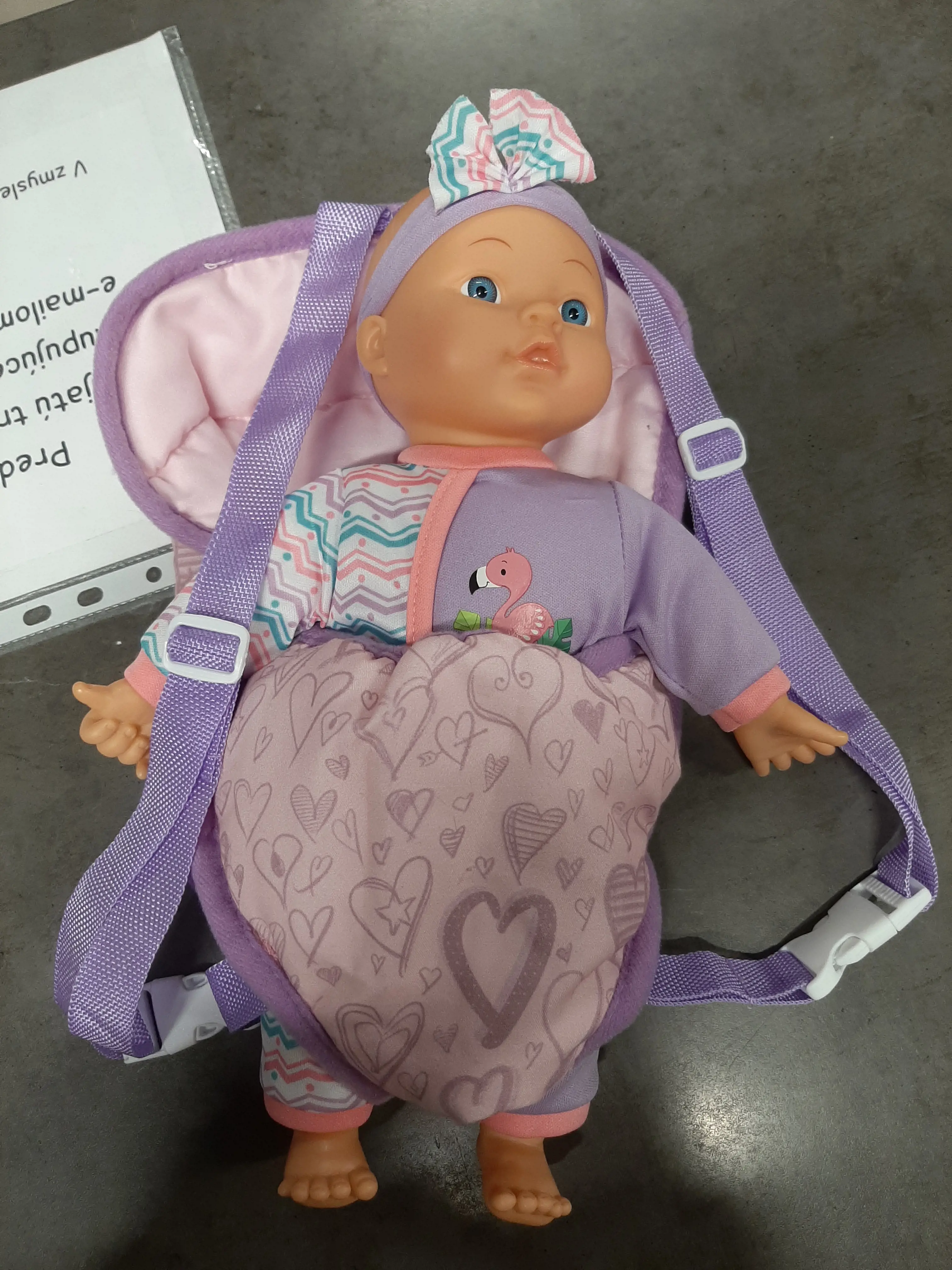 Bábika ,,Filipko,,30cm v nosiči