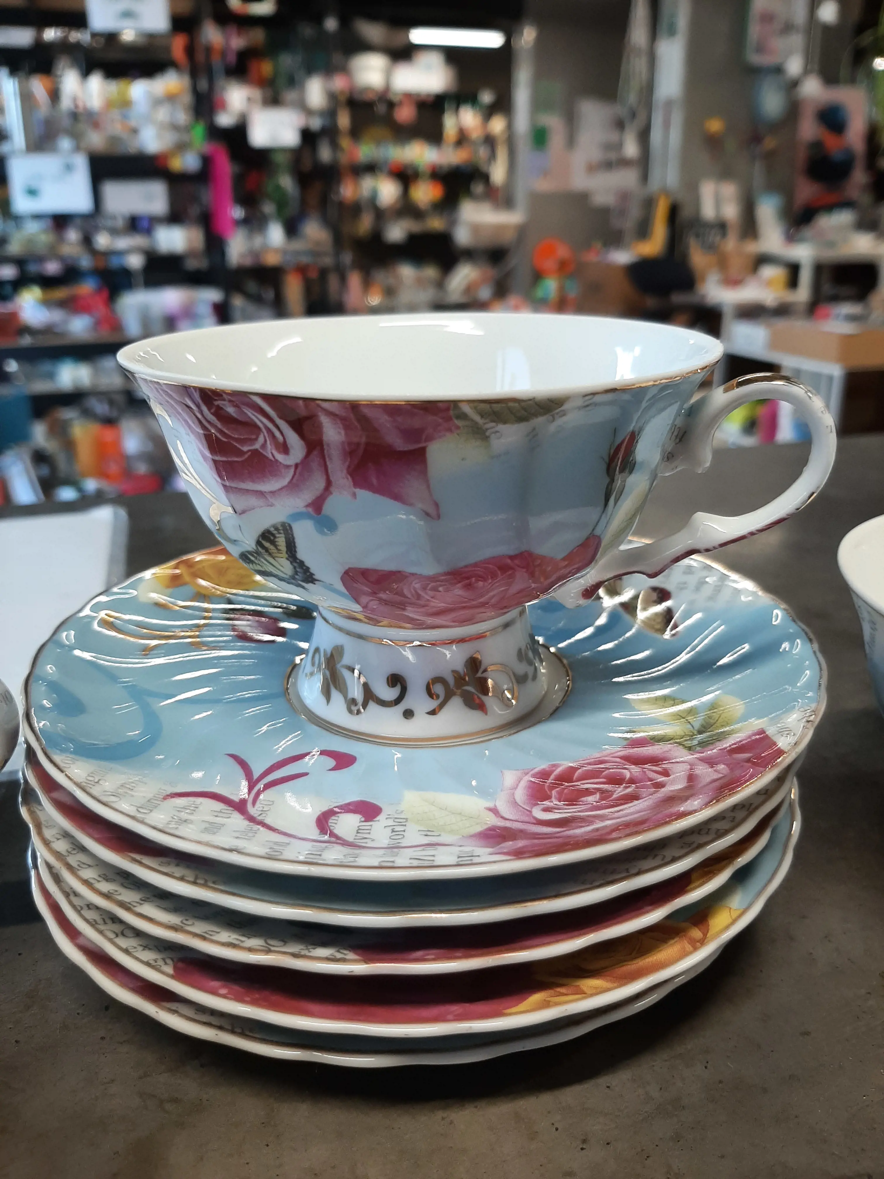 Porcelánová čajová sada pre 5 osôb