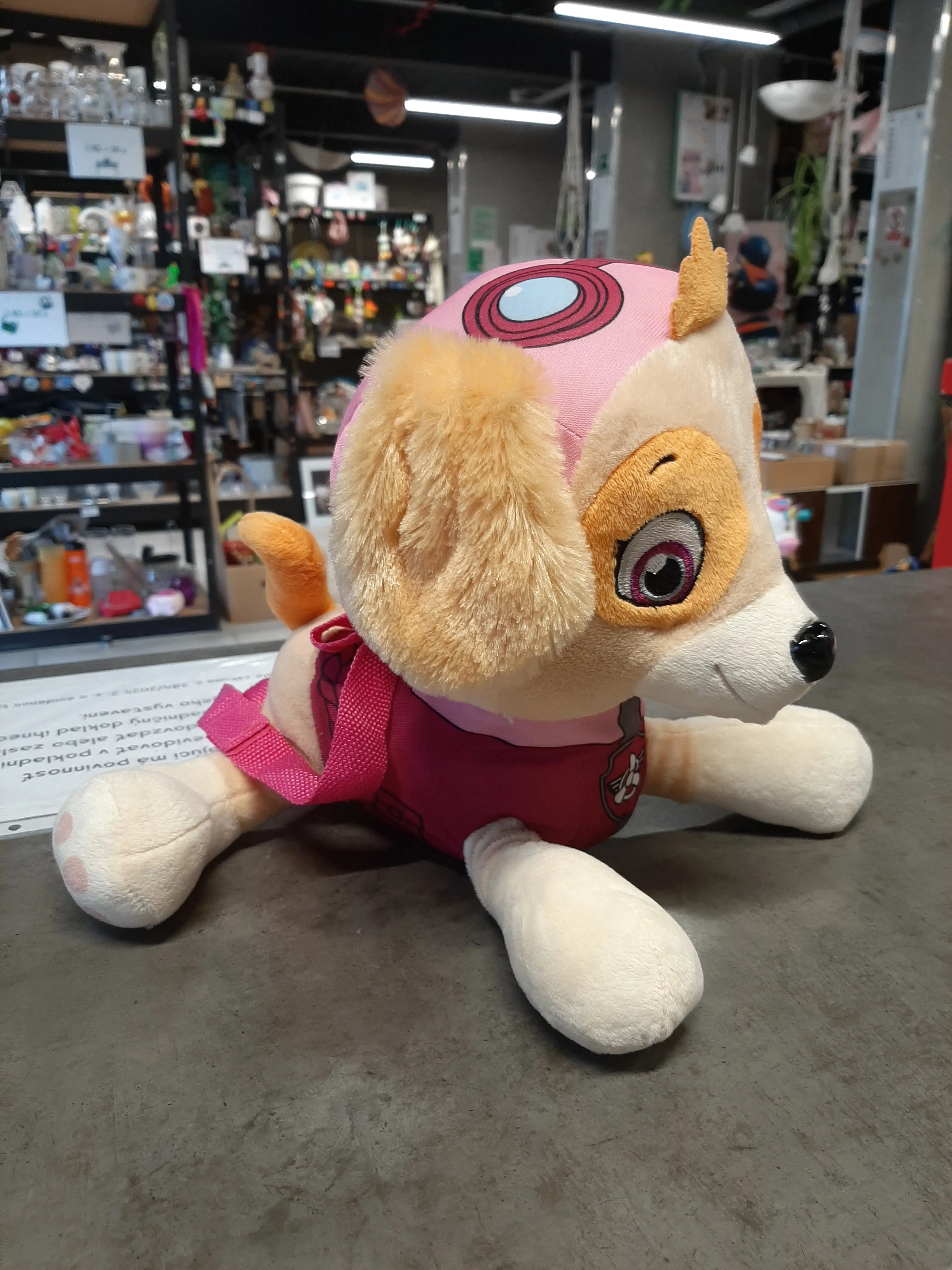 Labková patrola,plyšák s kapsičkou na brušku