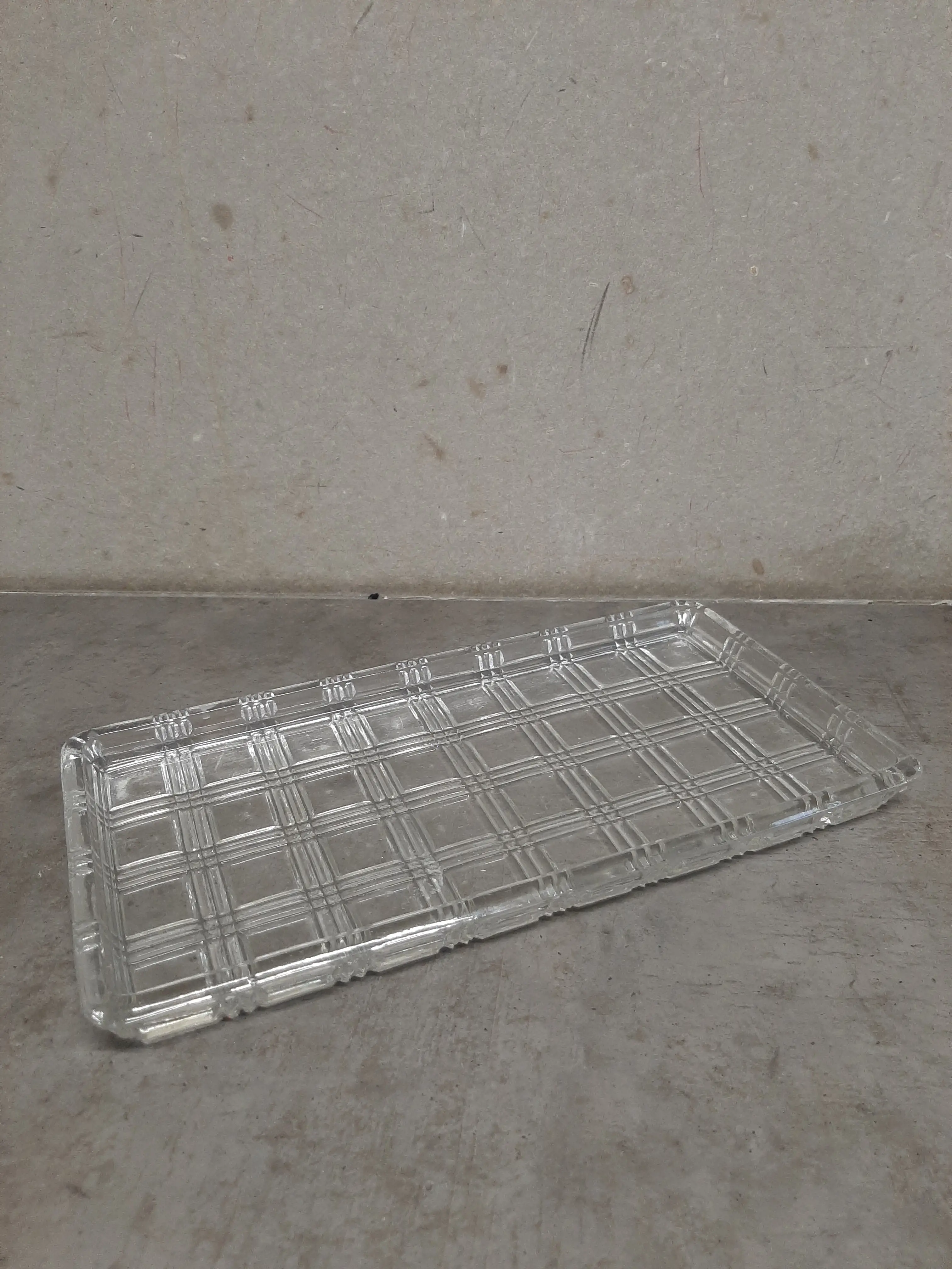 Sklenená tácka 16x29,5cm