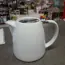 Čajník,biela keramika