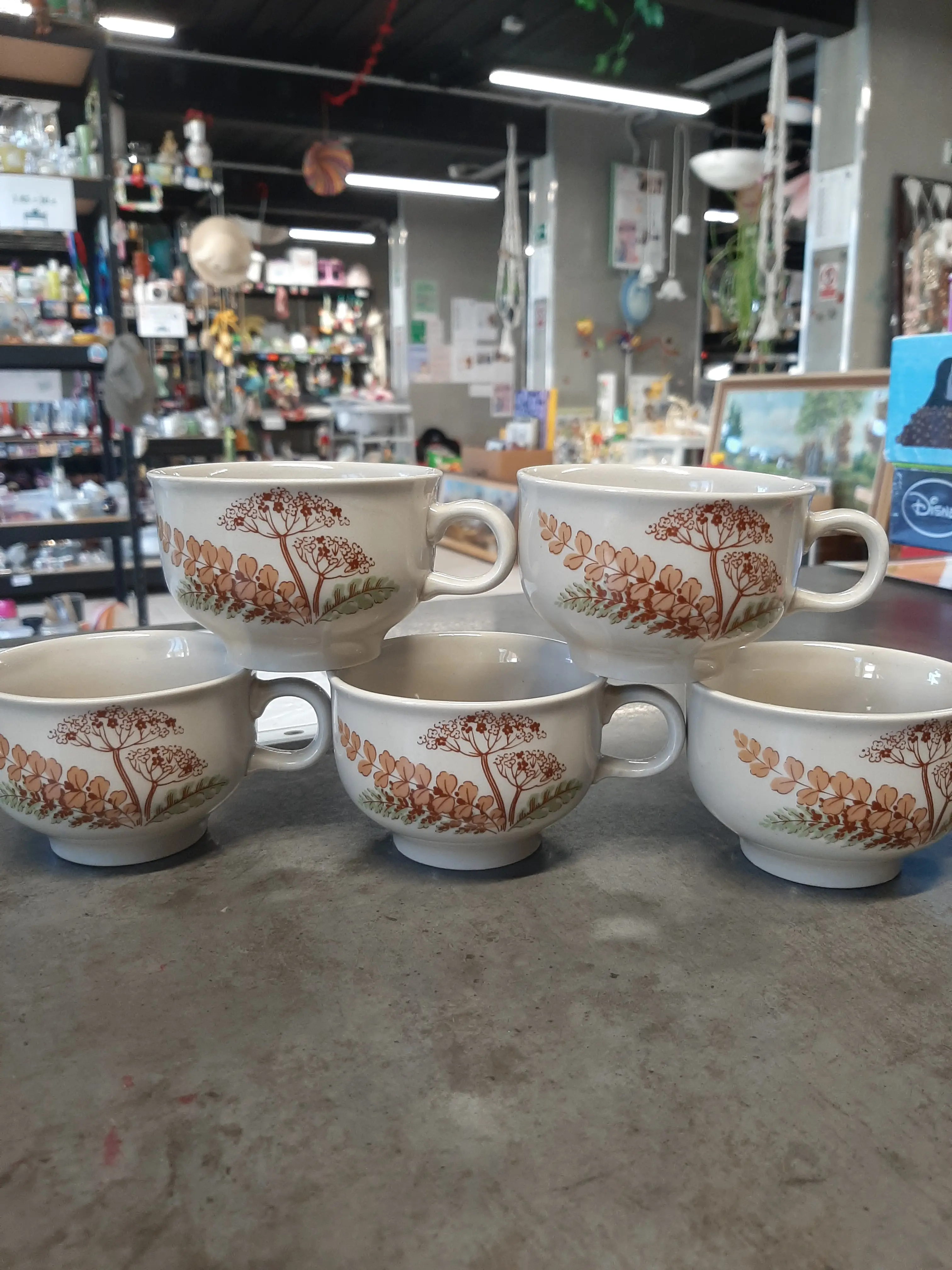 Šálky na čaj 5ks  GDR