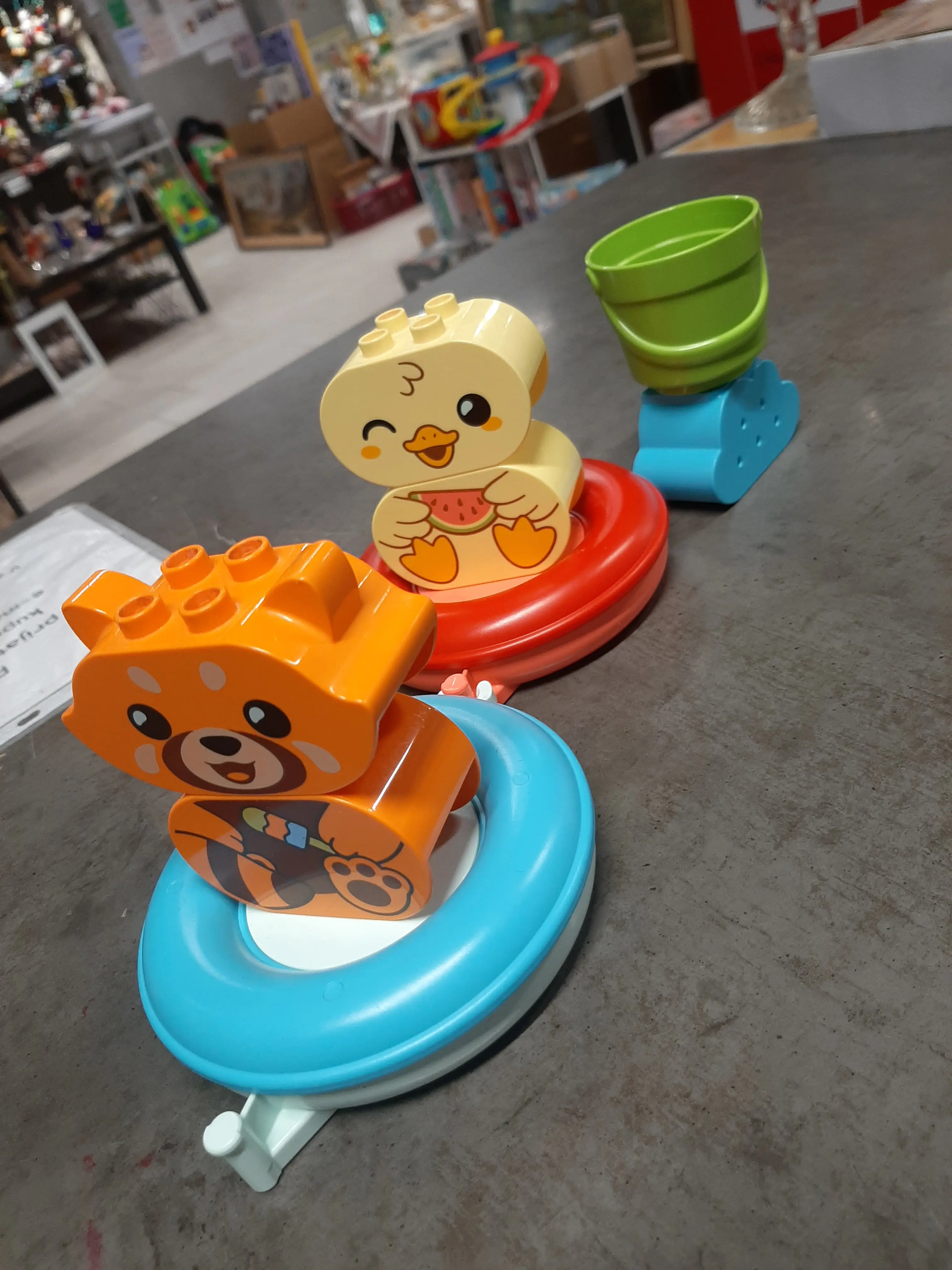 Vodný vláčik,lego duplo