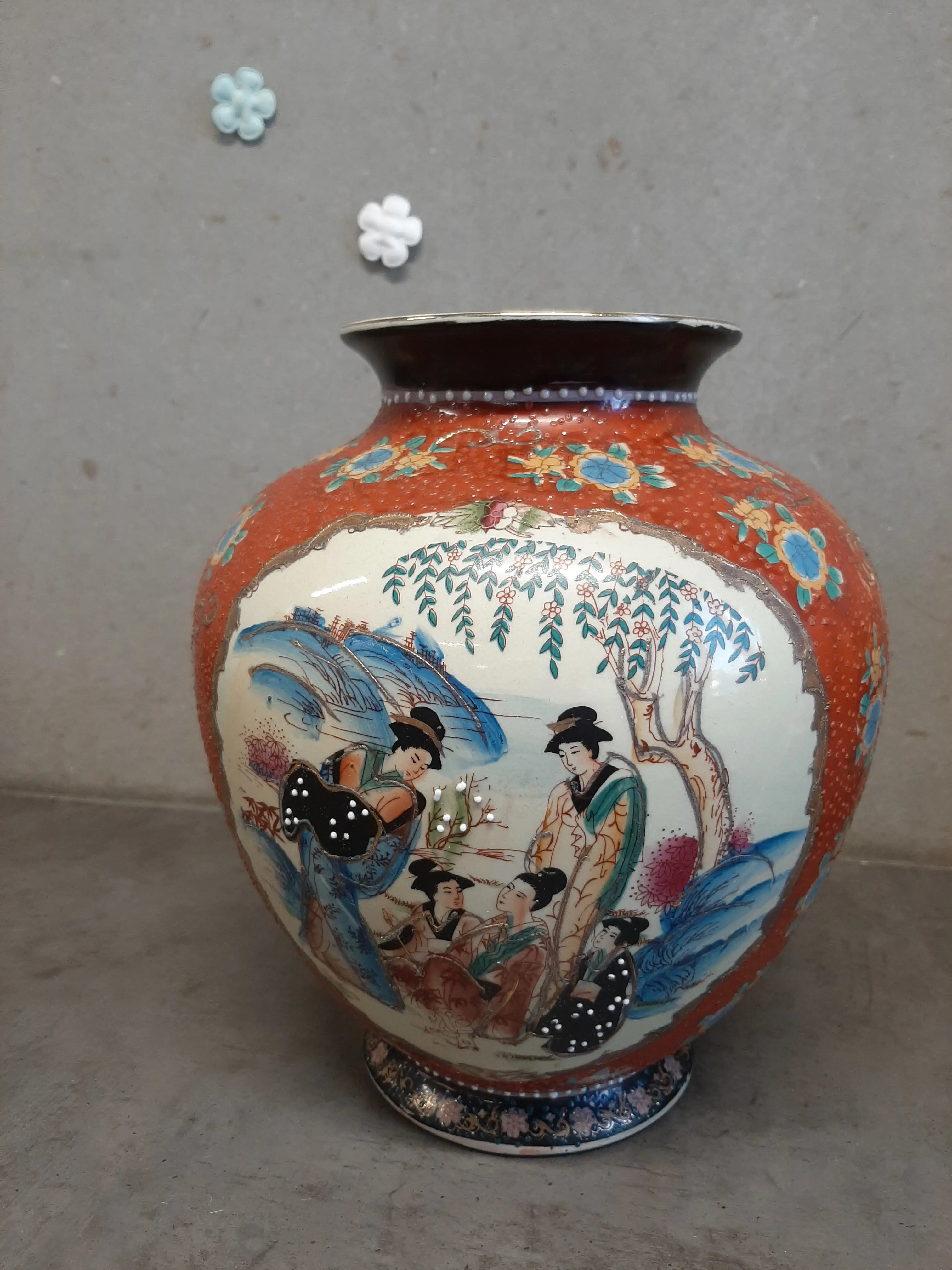 Veĺká čínska váza,výška 25cm