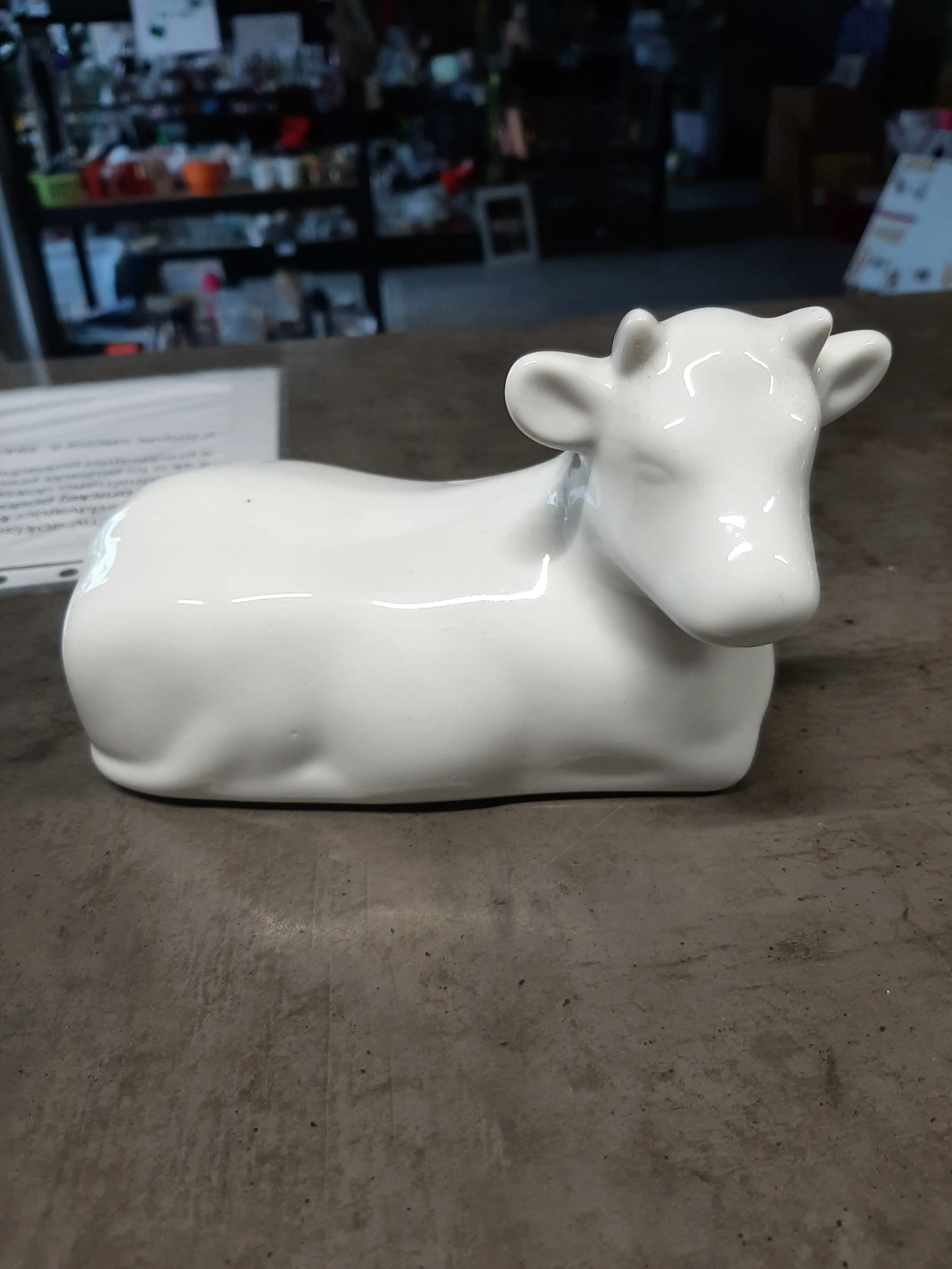 Dekorácia,,kravička,,dĺžka 15cm