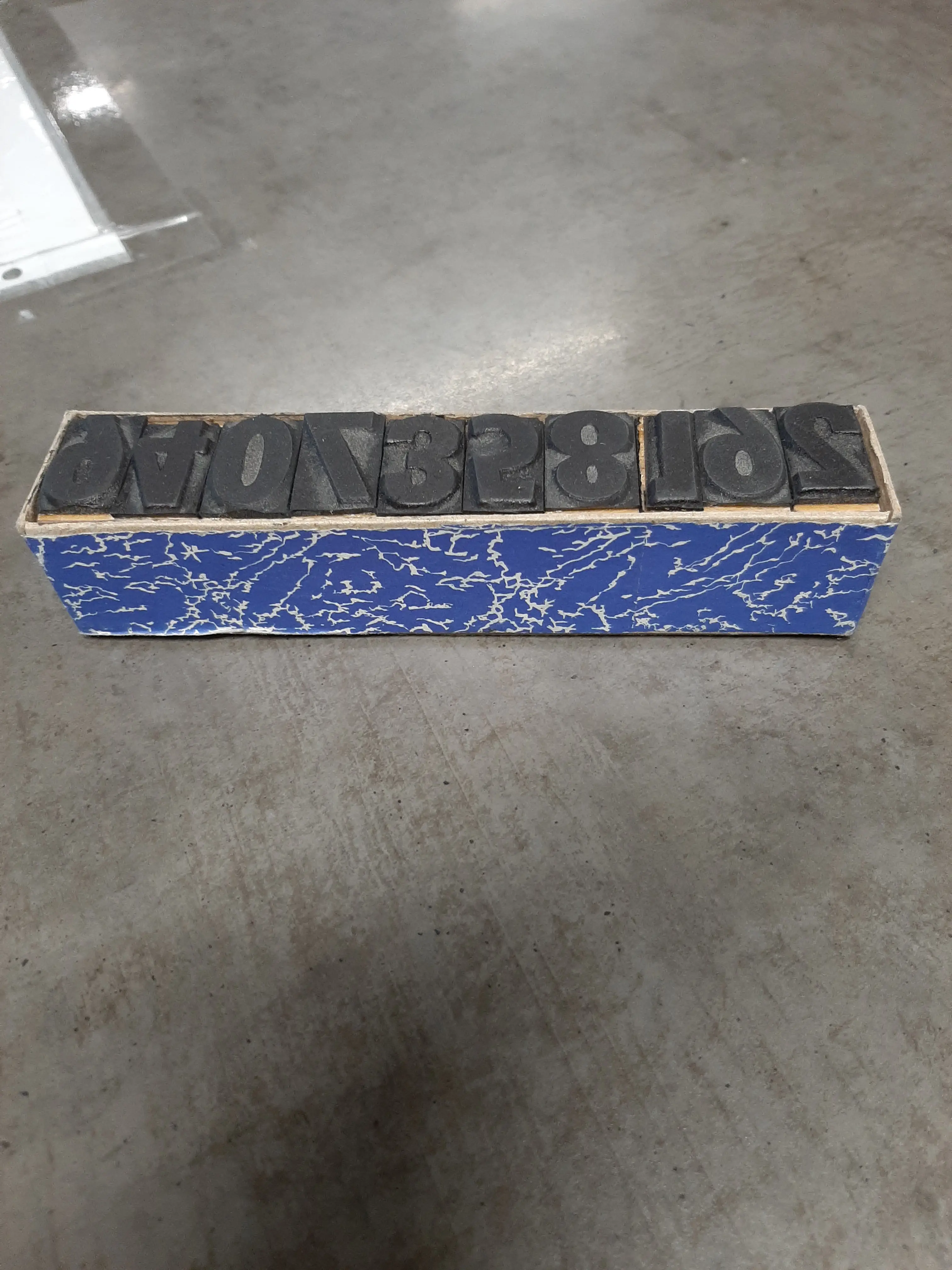 Razítka,číslice,výška 2,5cm