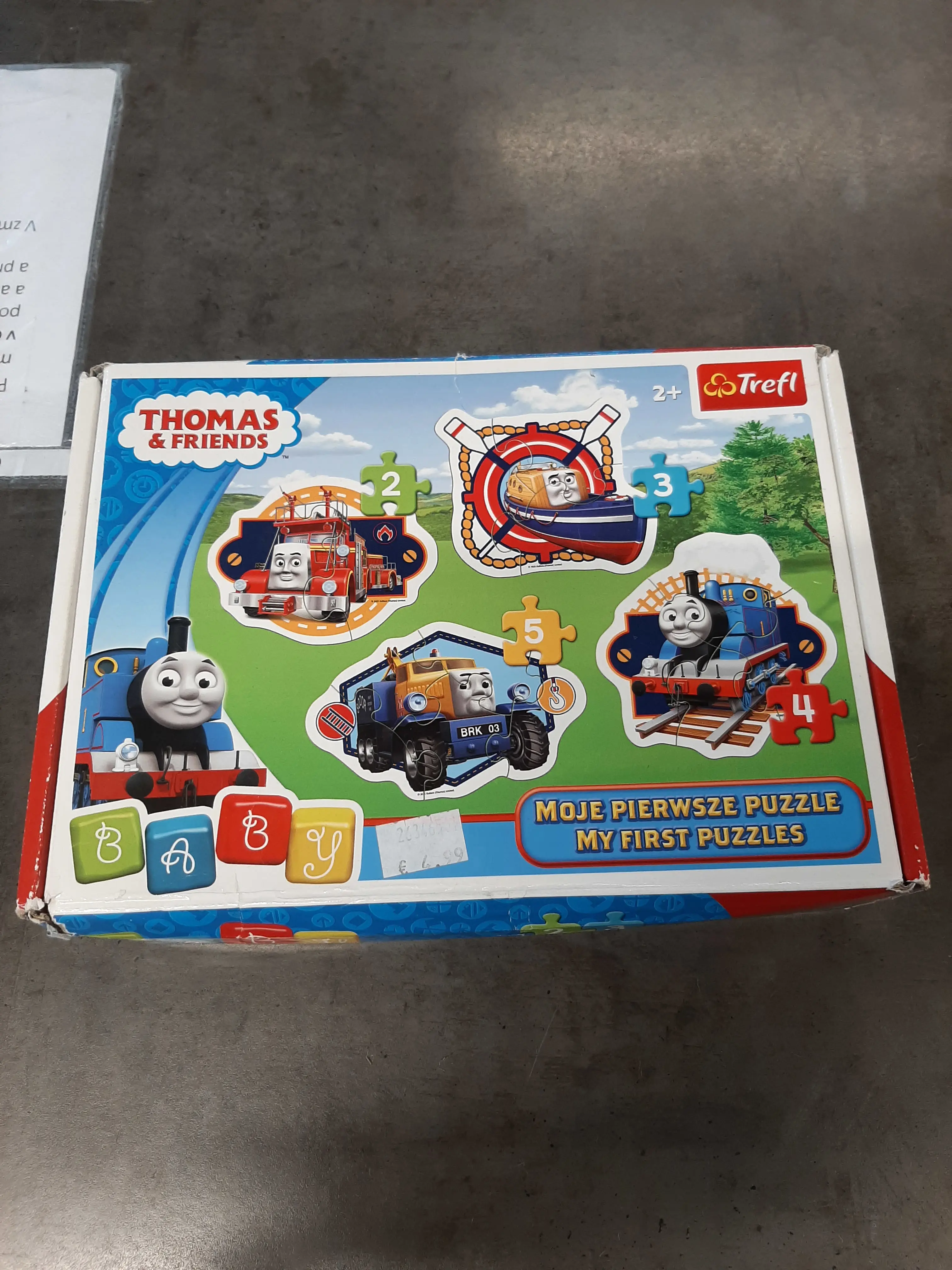 Vláčik Tomáš puzzle, komplet