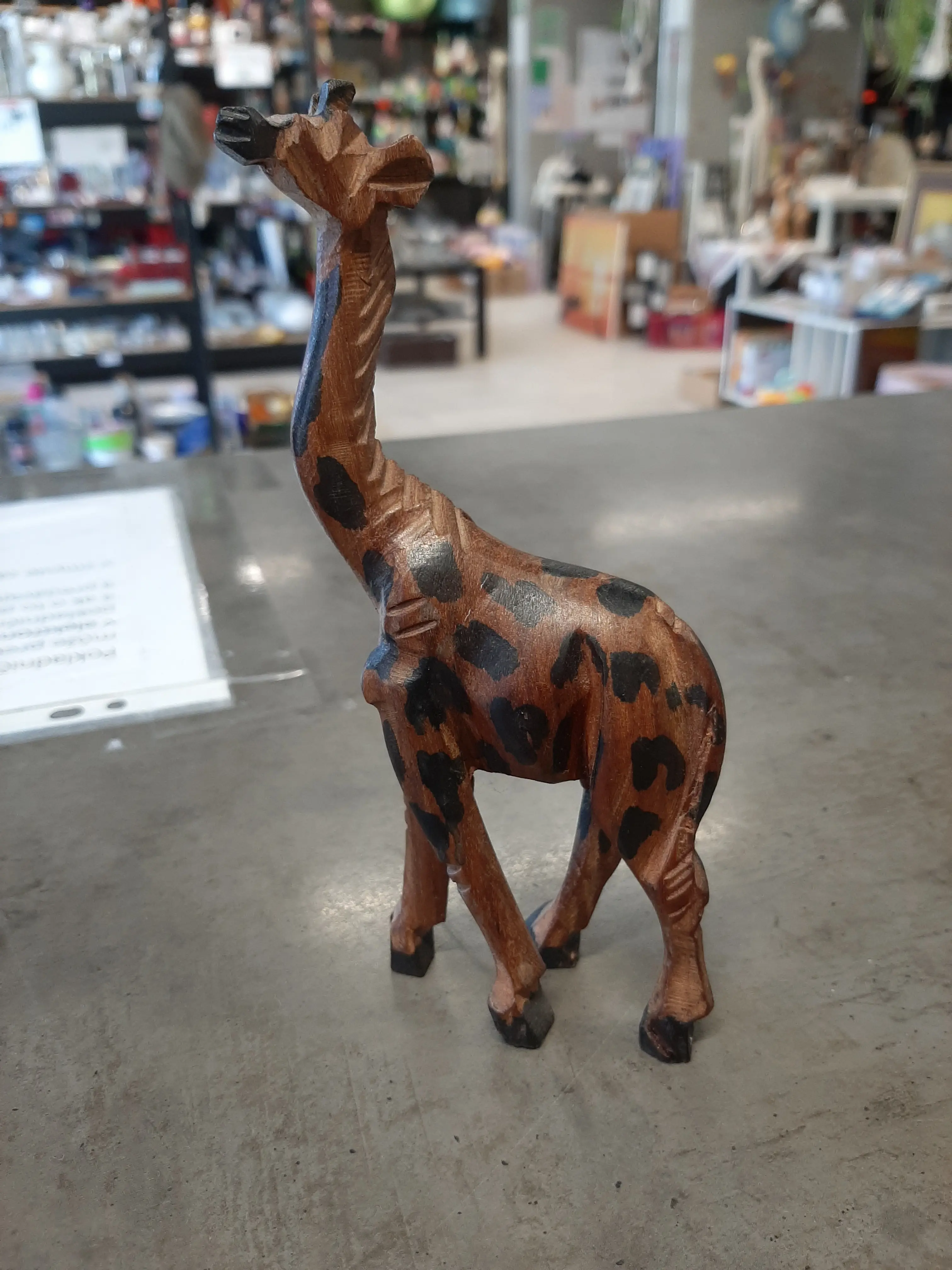 Žirafa,drevo,16cm