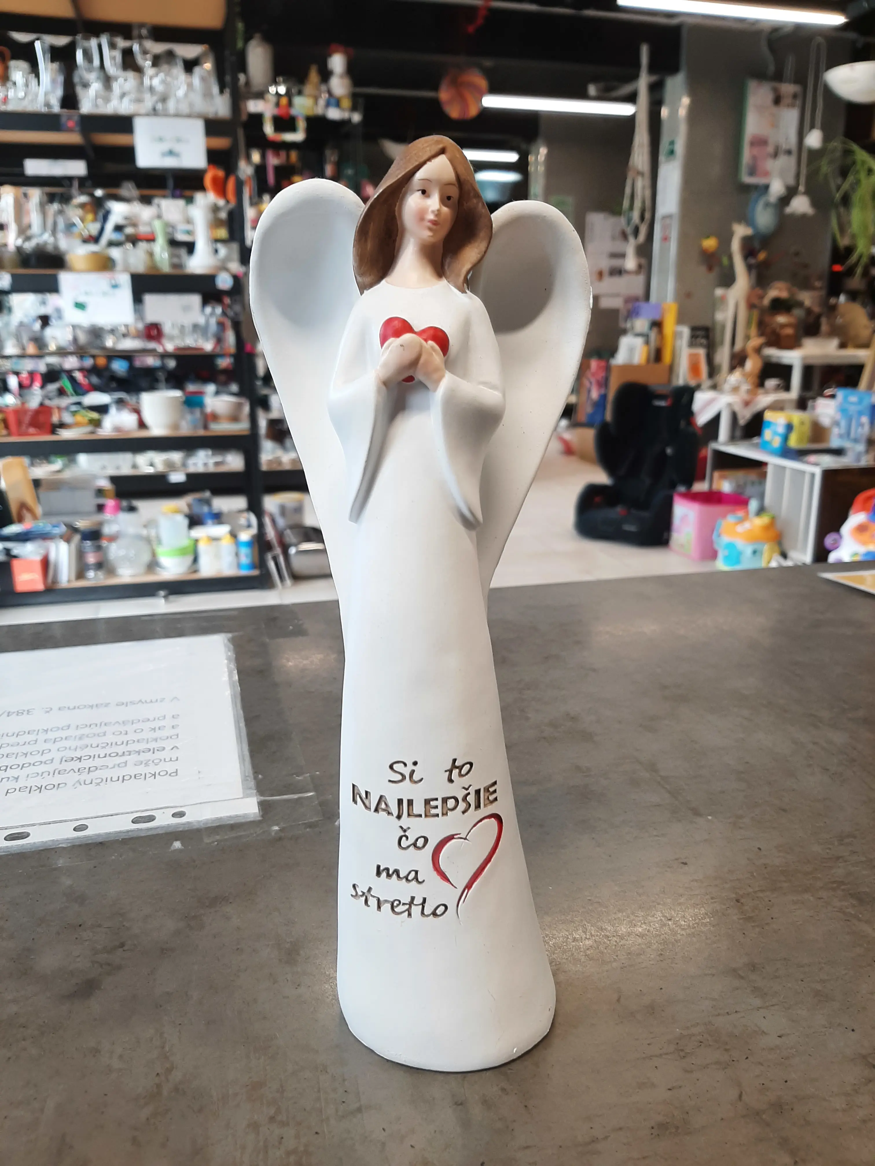 Anjel s venovaním,24cm