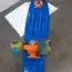 Modrý skate,Street surfing,detský