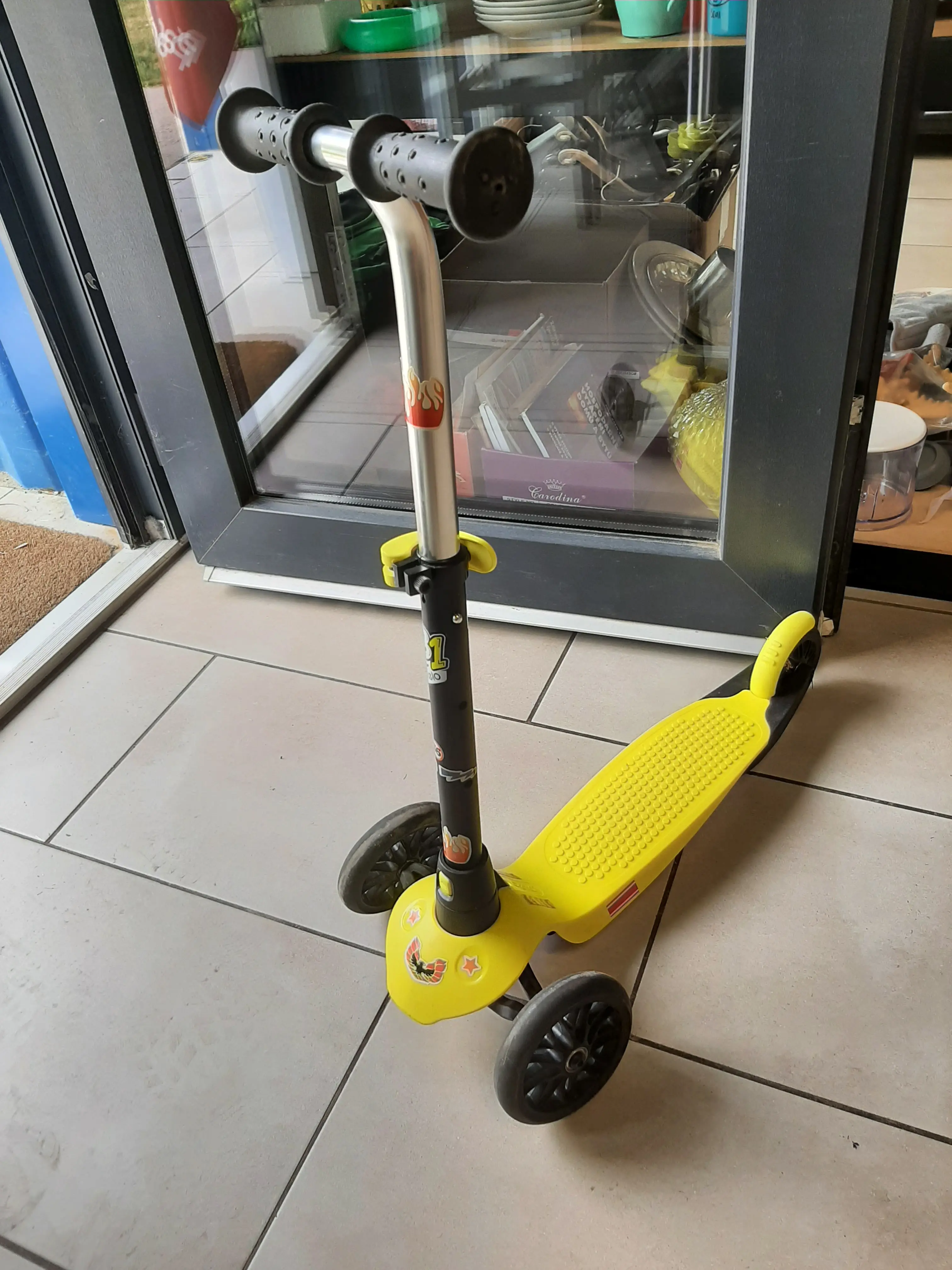 Kolobežka,Oxelo,žltá