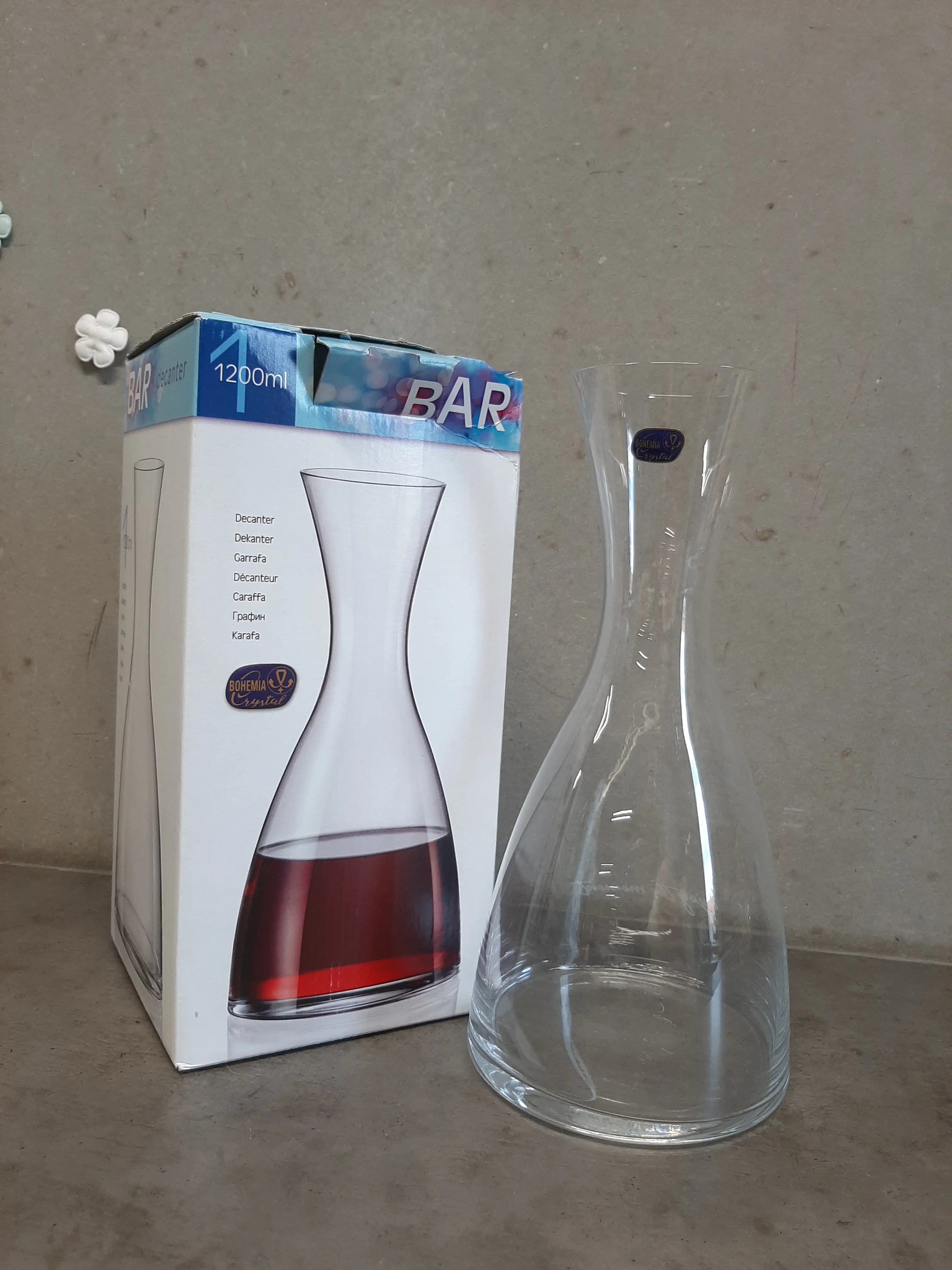 Dekantačná nádoba 1200ml Bohemia Crystal