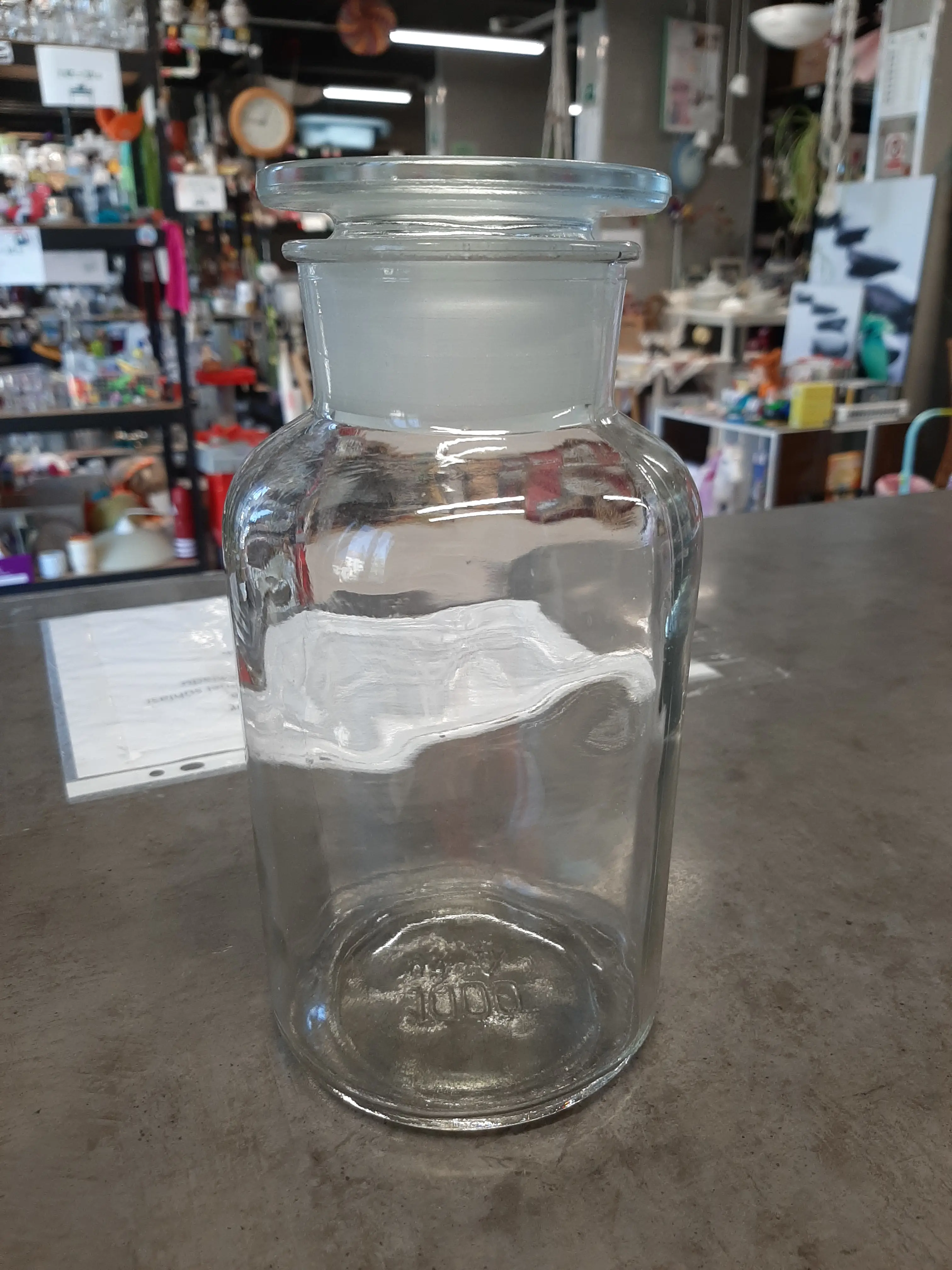 1000ml sklenená nádoba so zabrusovaným vrchnákom