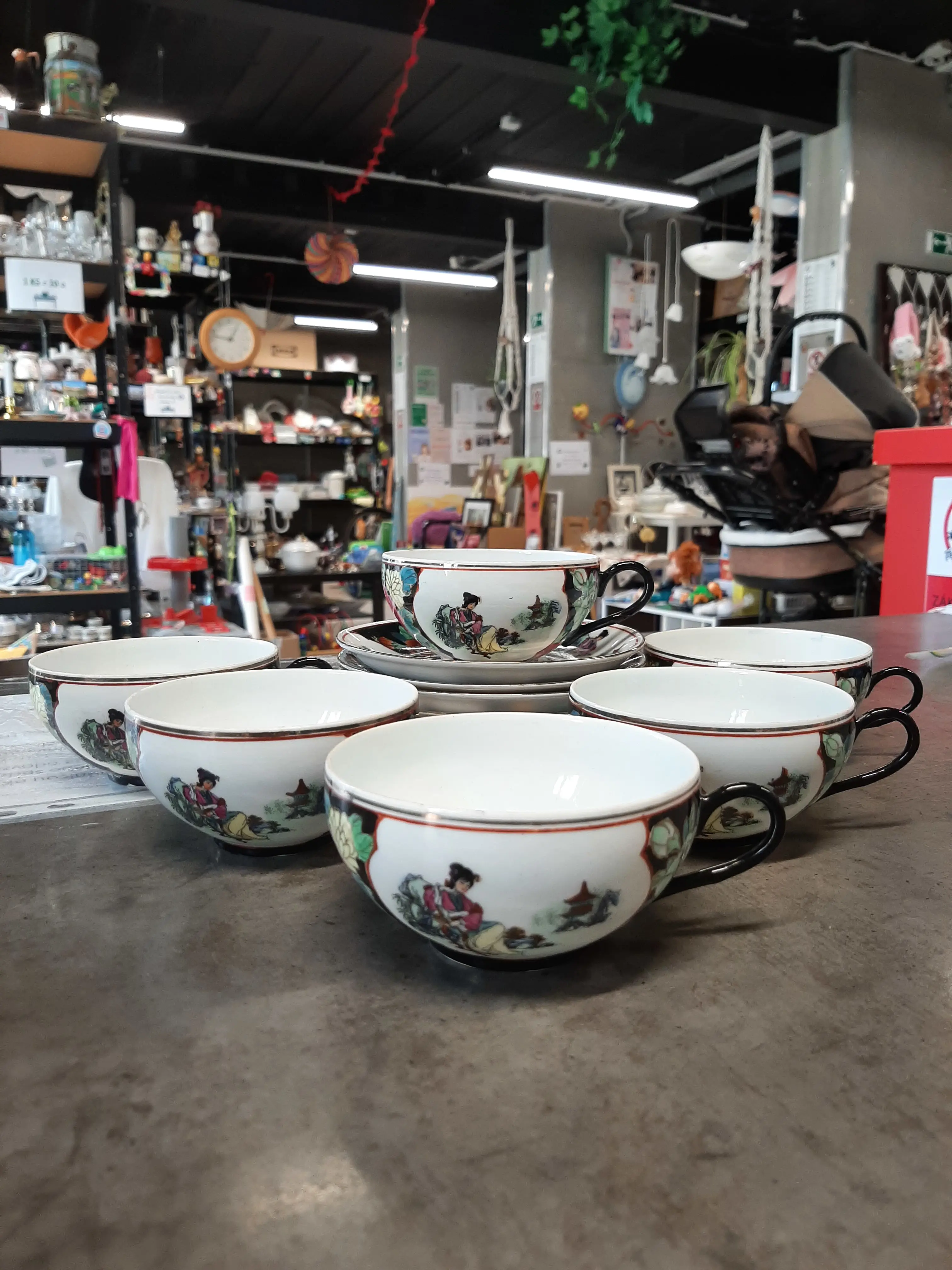 Porcelánová sada na čaj,Japonská