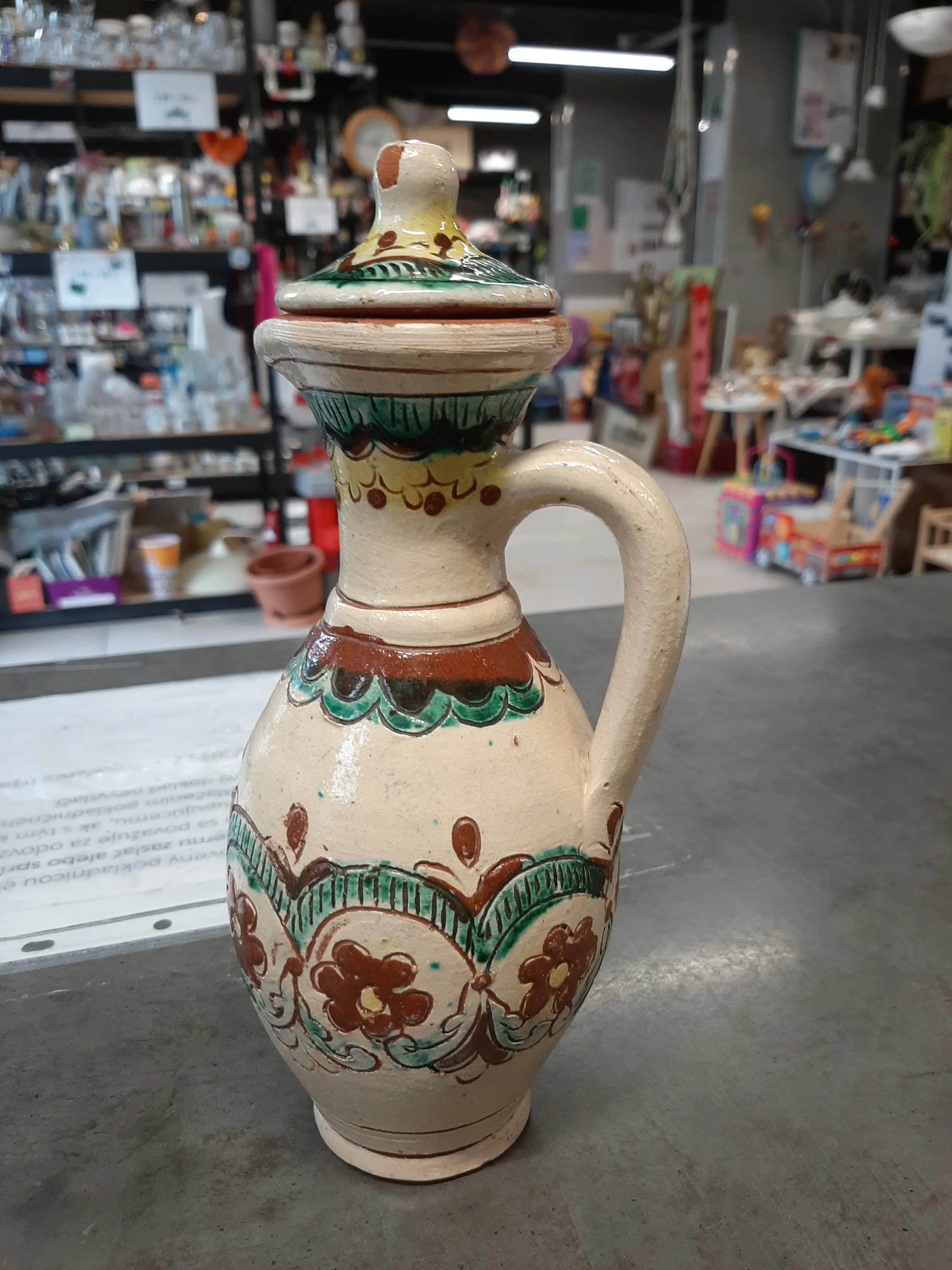 Keramický džbánik,23cm