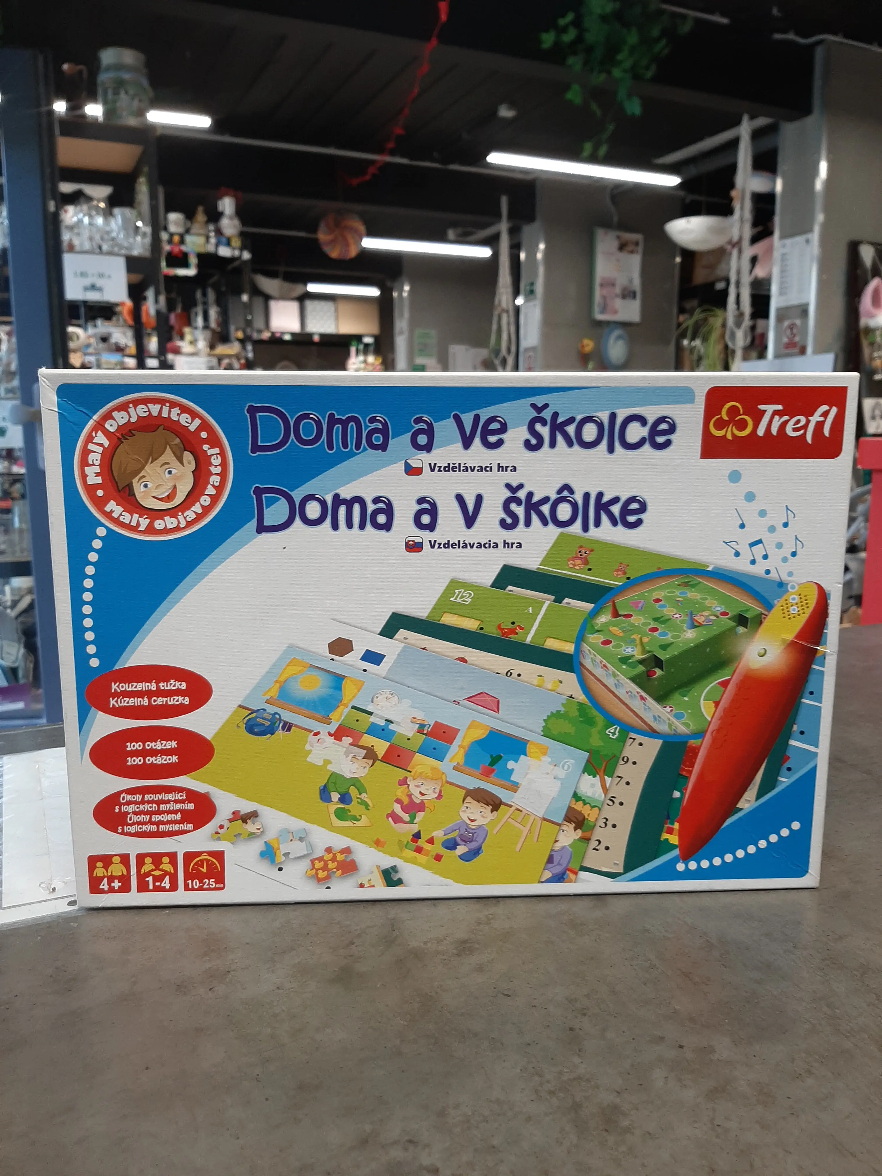 Doma a v škôlke,vzdelávacia hra