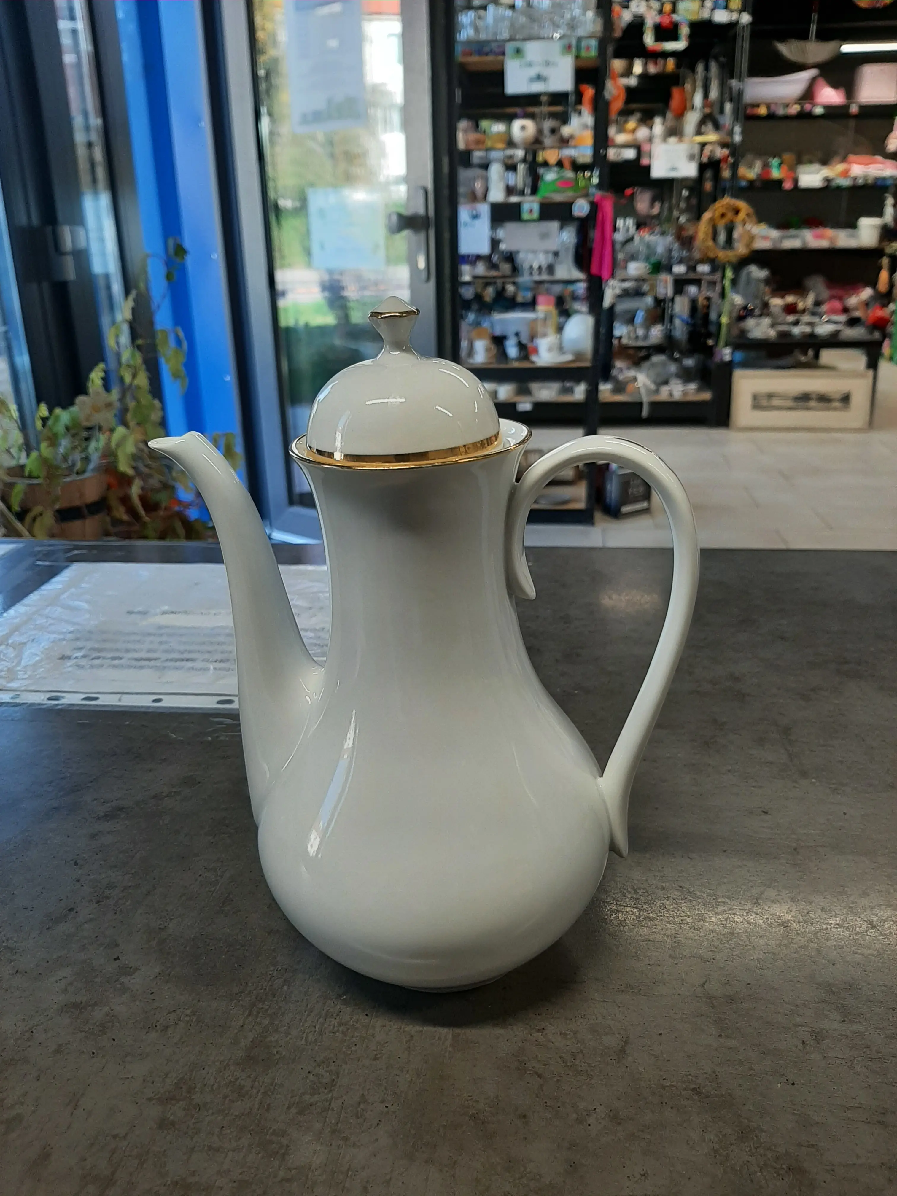 Čajník,porcelán,Czechoslovakia