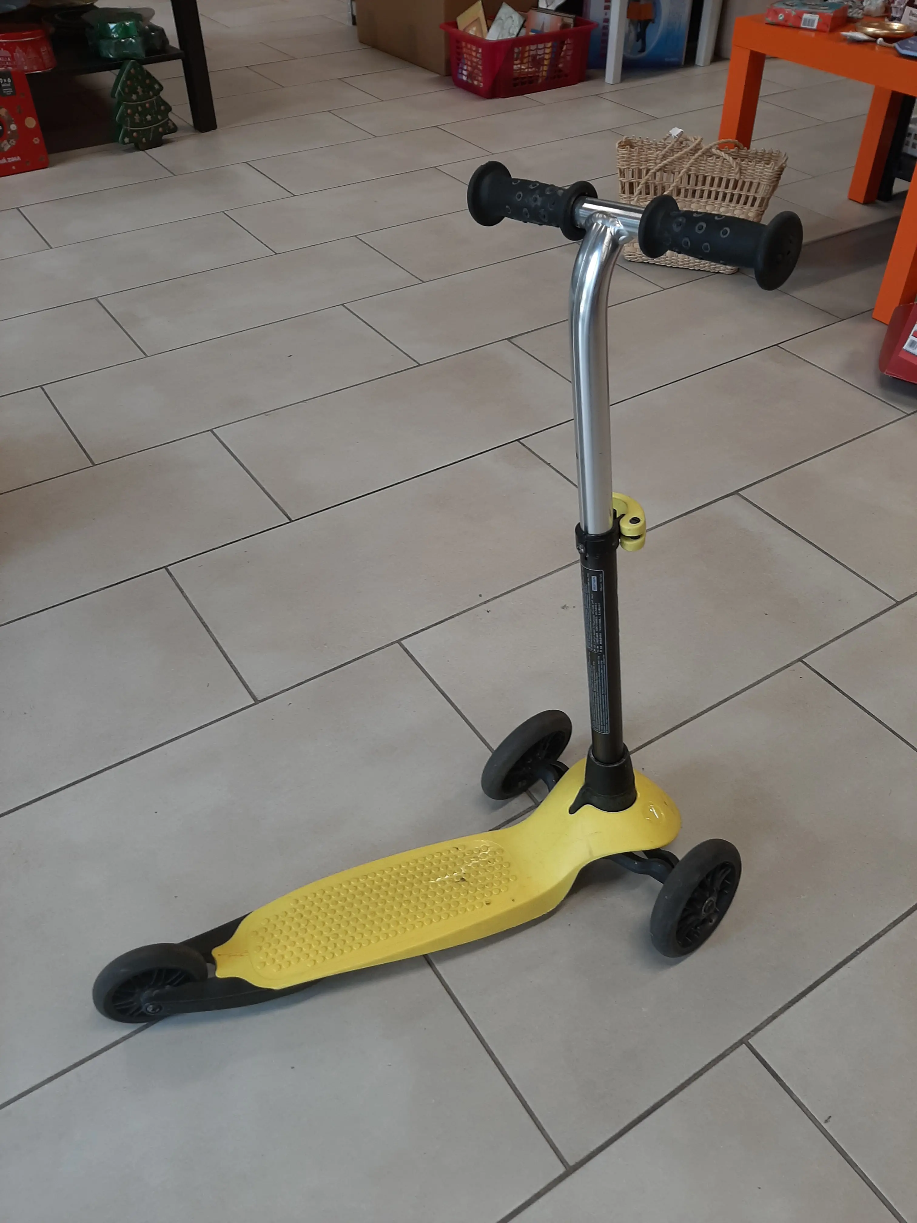 Kolobežka Oxelo,žltá