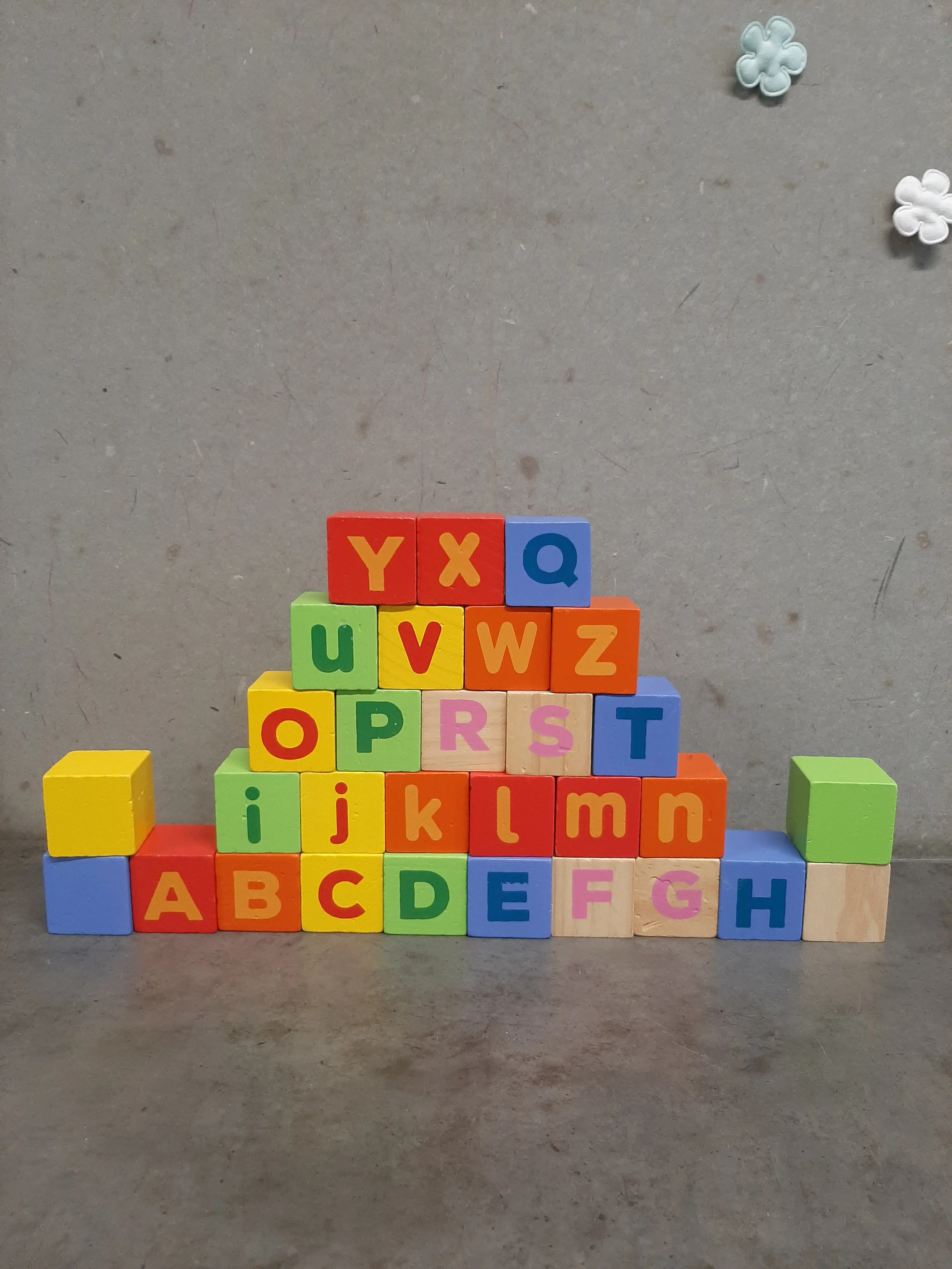 Kocky,abeceda,drevené