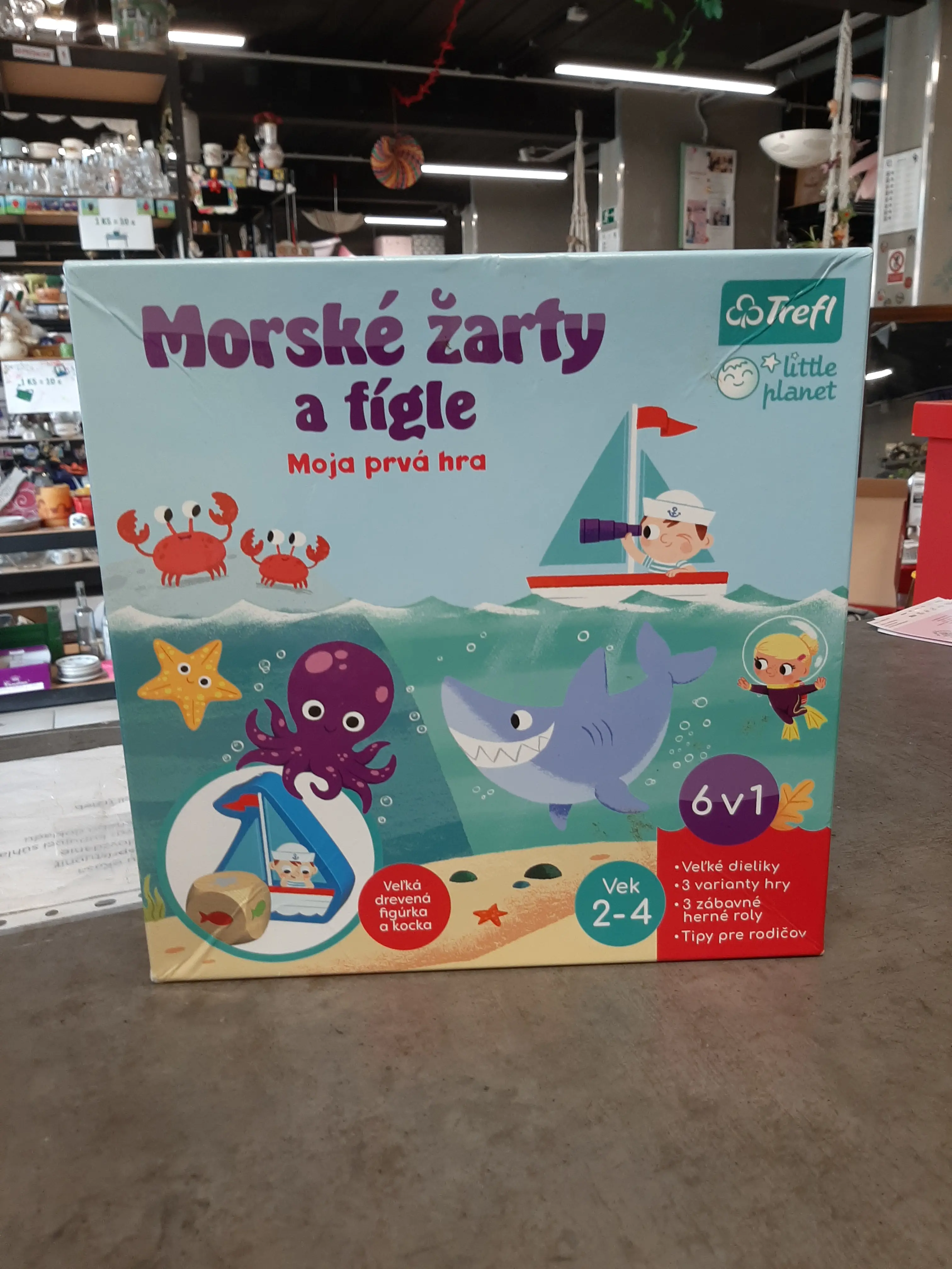 Morské žarty a fígle,hra od 2 rokov